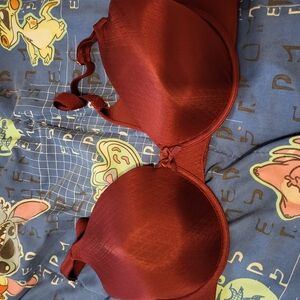 Vanity Fair Deep Burgundy Smooth Molded Bra Size 42C Htf Size